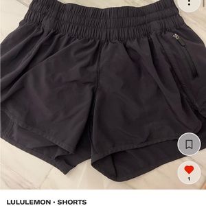 lululemon black shorts